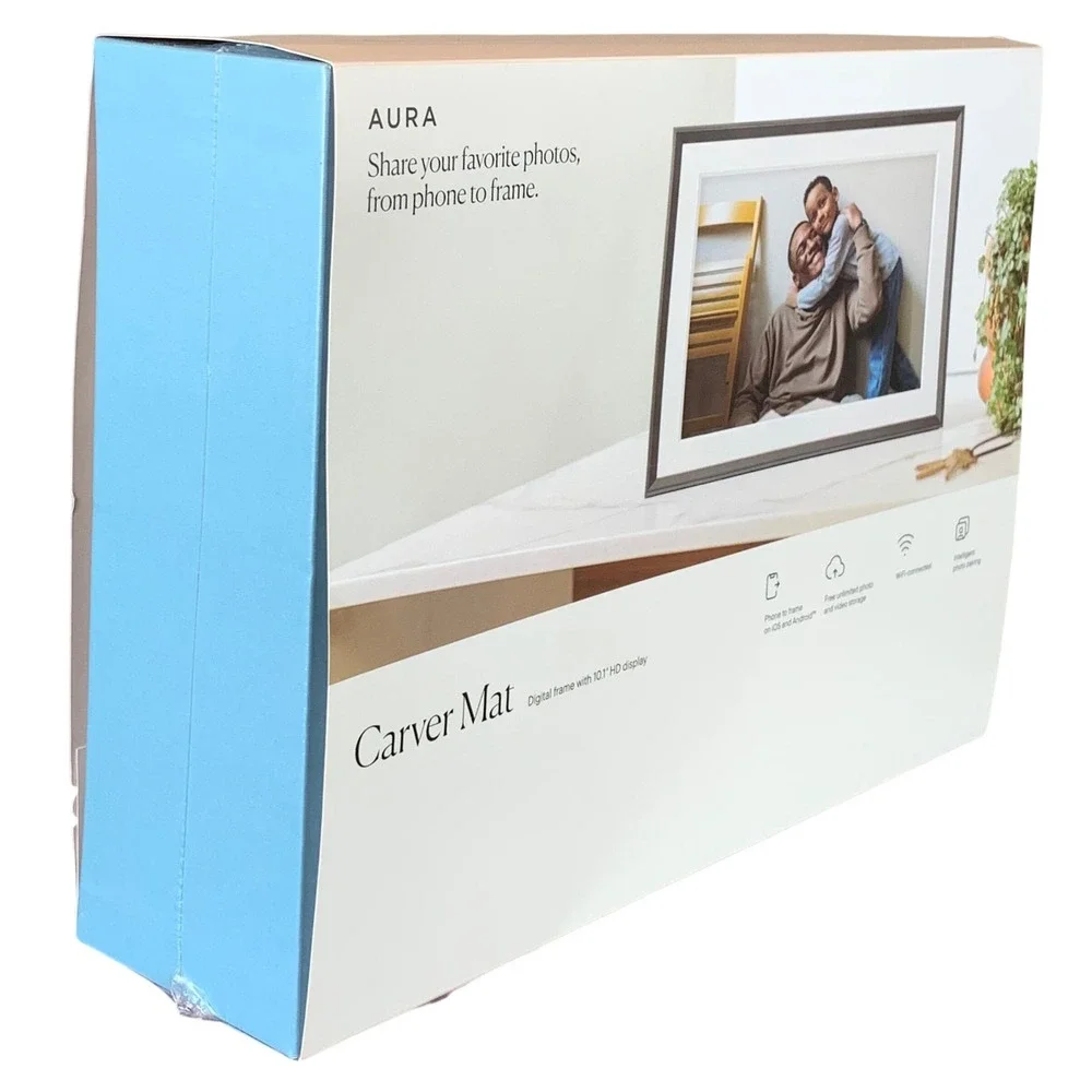Aura Carver Mat Digital Photo Frame 10.1